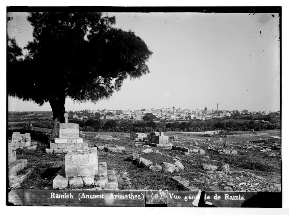 Jaffa (Joppa) and environs. General view of Ramleh (Arimathea) LOC matpc.07469