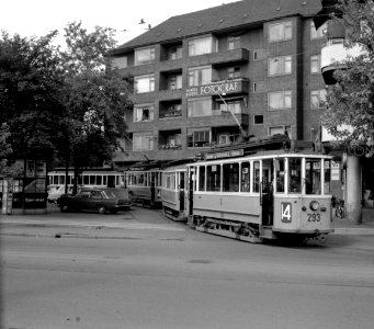 KS tram line 14 at Sløjfen