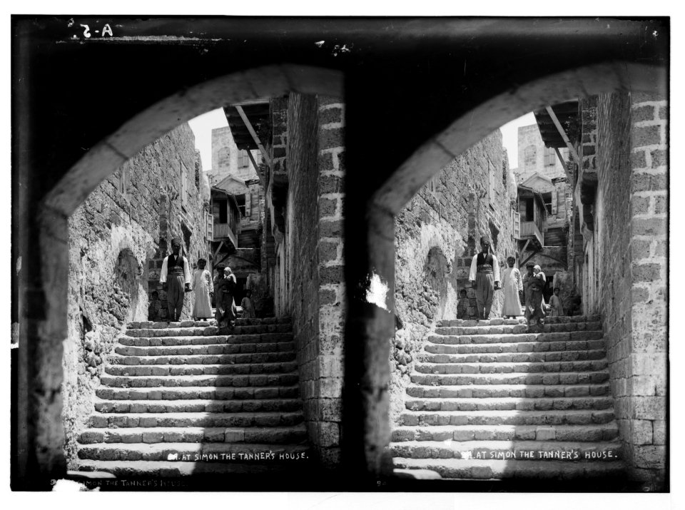 Jaffa (Joppa) and environs. Street at house of Simon the Tanner LOC matpc.04982