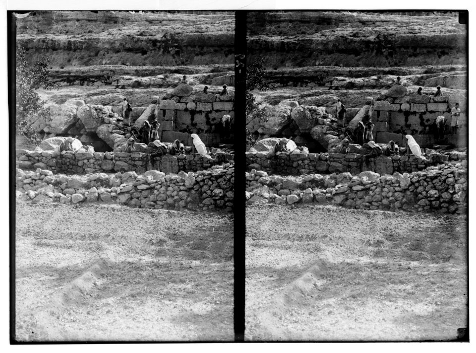 Jaffa to Jerusalem. The spring at Bittir LOC matpc.04997