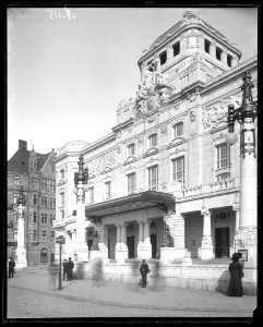 Kungliga Dramatiska teatern, exteriör 1908 - SMV - KDT003