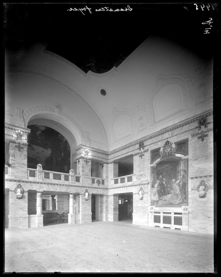 Kungliga Dramatiska teatern, publikfoajén 1908 - SMV - KDT008