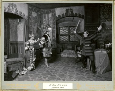 Kung Kristian II, Dramatiska teatern 1899. Föreställningsbild - SMV - H10 024