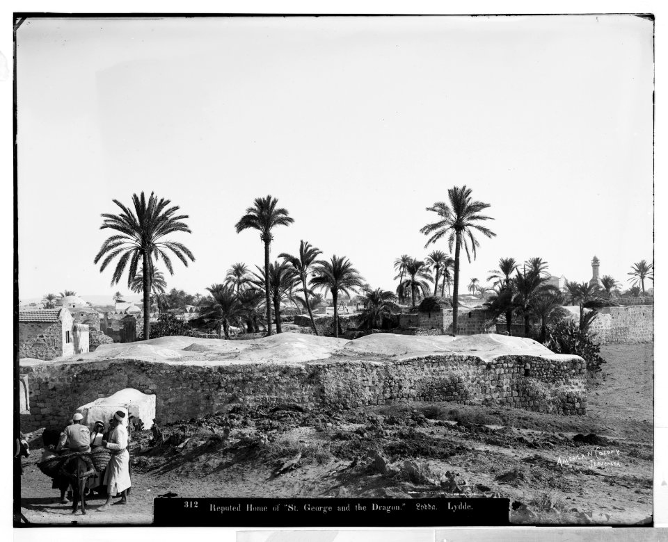 Jaffa (Joppa) and environs. Lydda (Lod), reputed home of St. George and the dragon LOC matpc.06526