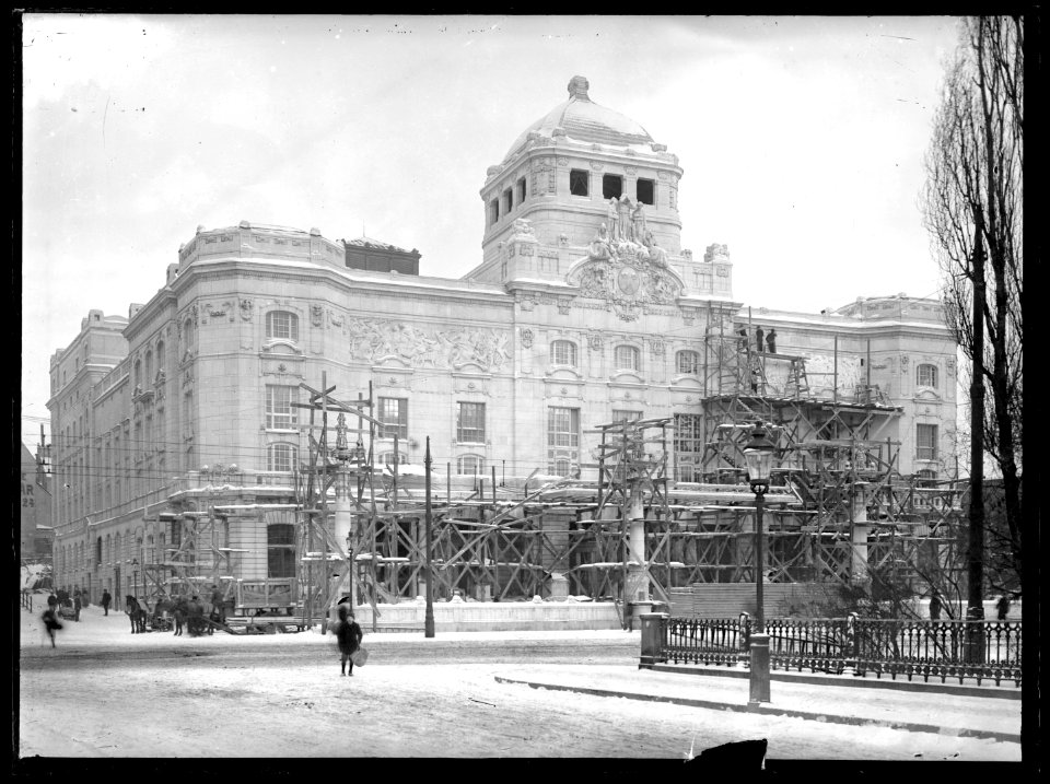 Kungliga Dramatiska teatern under byggnation - SMV - KDT015