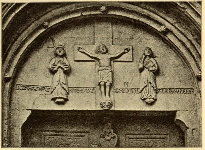 Kunstdenkmäler KN 1887 S020 Engen Kirche Portal Relief