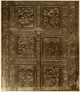Kunstdenkmäler KN 1887 S150c Konstanz Münster Thüren des Westportals Detail