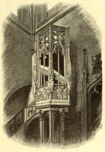 Kunstdenkmäler KN 1887 S153 Konstanz Münster Reliquienbühne im Thomaschor