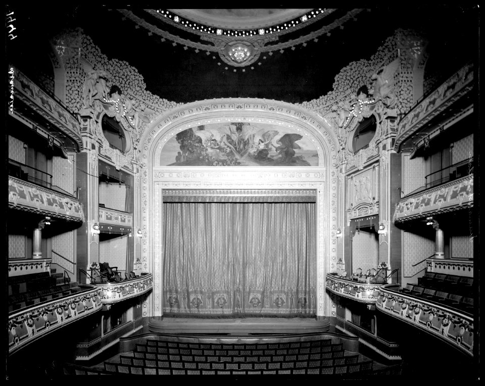 Kungliga Dramatiska teatern, interiör 1908 - SMV - KDT011