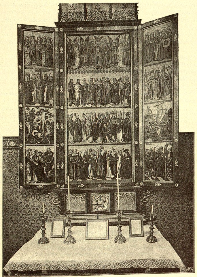 Kunstdenkmäler KN 1887 S345 Mittelzell Seitenaltar