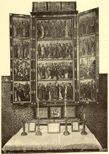 Kunstdenkmäler KN 1887 S345 Mittelzell Seitenaltar