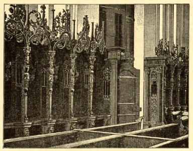 Kunstdenkmäler KN 1887 S571 Salem Chorgestühl