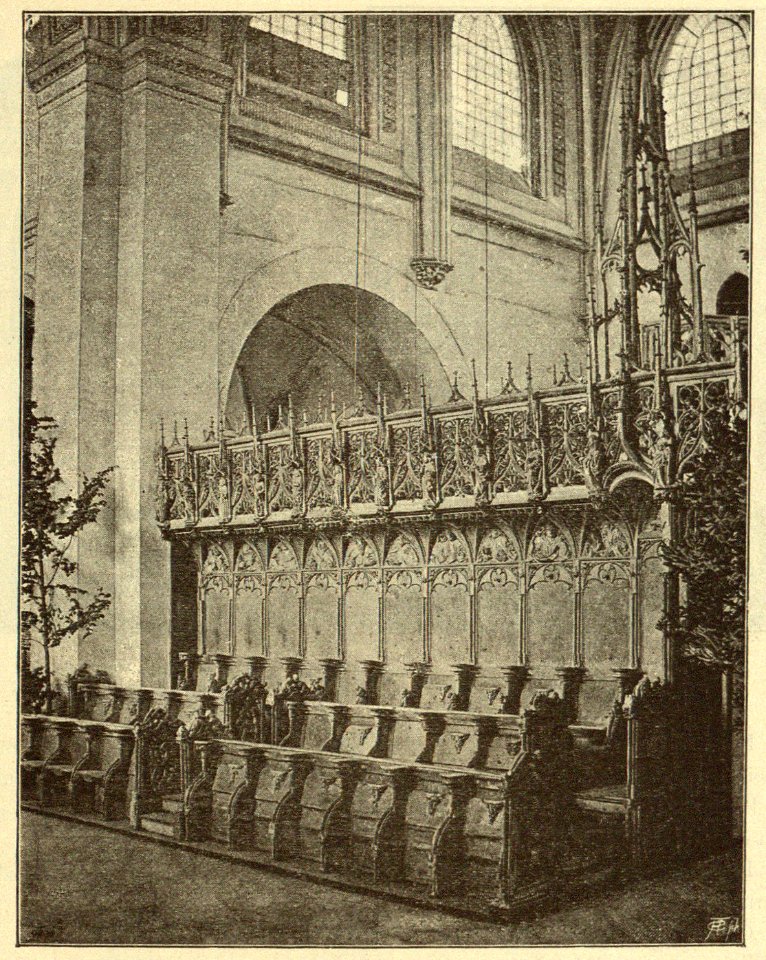 Kunstdenkmäler KN 1887 S141 Konstanz Münster Chorgestühl