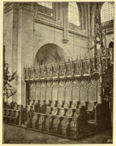 Kunstdenkmäler KN 1887 S141 Konstanz Münster Chorgestühl