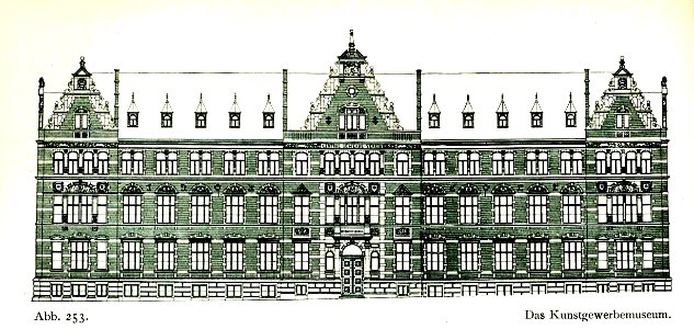 Kunstgewerbemuseum am Friedrichsplatz in Düsseldorf, erbaut 1893 bis 1896, Architekten Carl Hecker und Franz Deckers, Ansicht photo