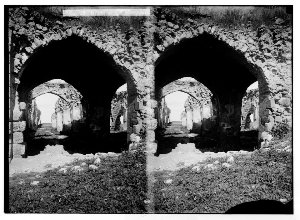 Jaffa to Jerusalem. Ruins of the mosque, Ramleh LOC matpc.04993