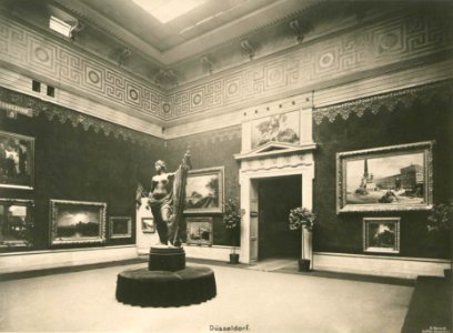 Kunstpalast, Raum 3 Düsseldorf, Foto Otto Renard, 1902