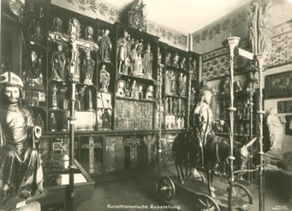 Kunstpalast, Räume Kunsthistorische Ausstellung 0, Foto Otto Renard, 1902