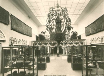 Kunstpalast, Räume Kunsthistorische Ausstellung 4, Foto Otto Renard, 1902
