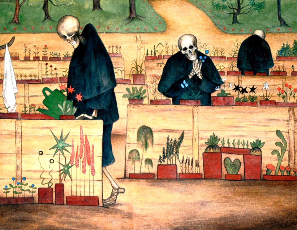 Kuoleman Puutarha by Hugo Simberg