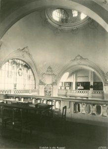 Kunstpalast, Einblick in die Kuppel, Foto Otto Renard, 1902