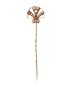 Kråsnål av guld med pärlor, 1830-tal - Hallwylska museet - 109954 photo