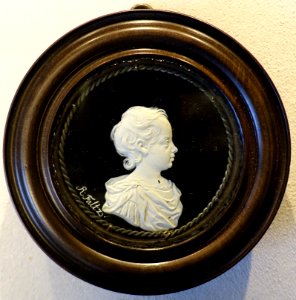 Kurprinz Friedrich Wilhelm (I) von Brandenburg-Prussia, wax model for medal by Raimund Falz, undated, perhaps c. 1696 - Bode-Museum - DSC02777 photo