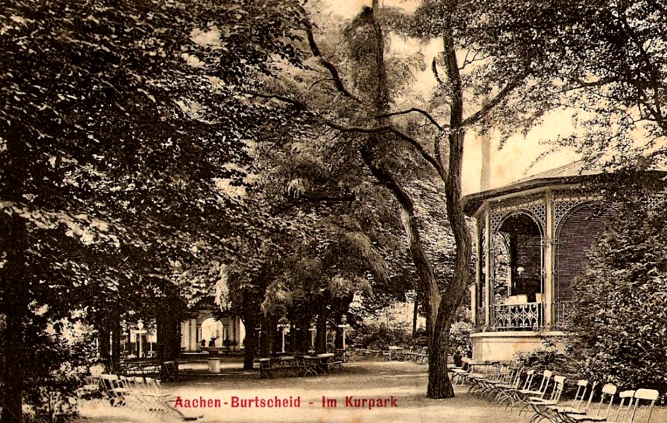 Kurpark Burtscheid 1908
