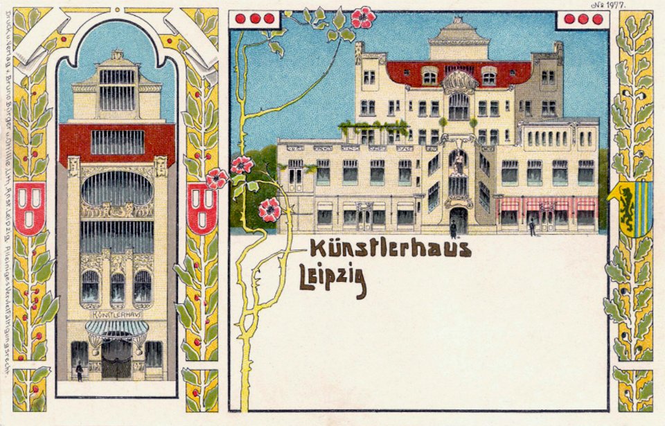 Kuenstlerhaus Leipzig Ansichtskarte