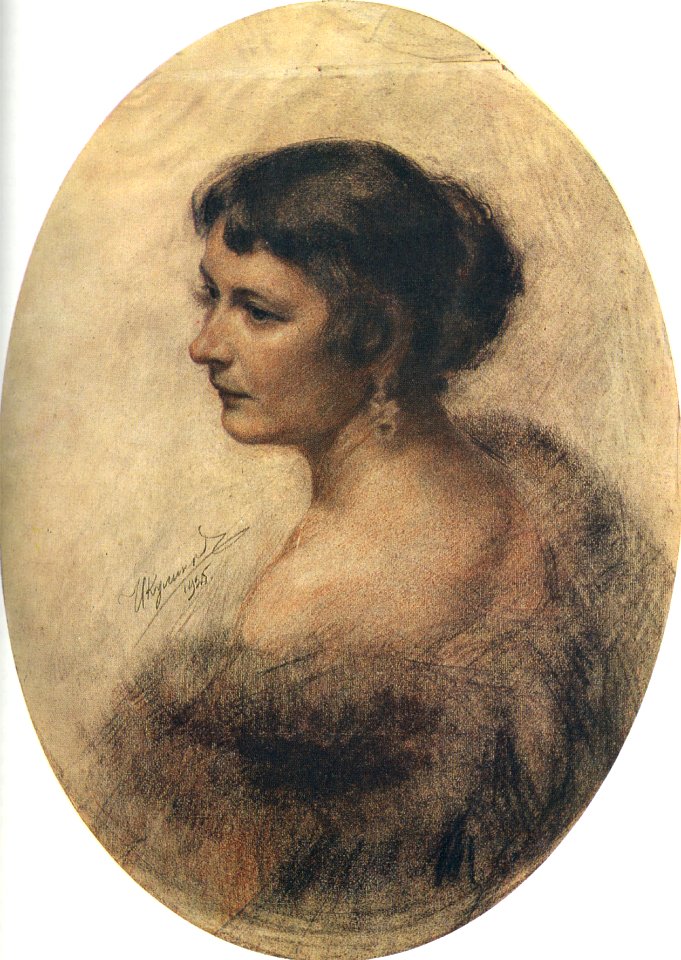 Kulikov Portrait of E.A.Kulikova 1925