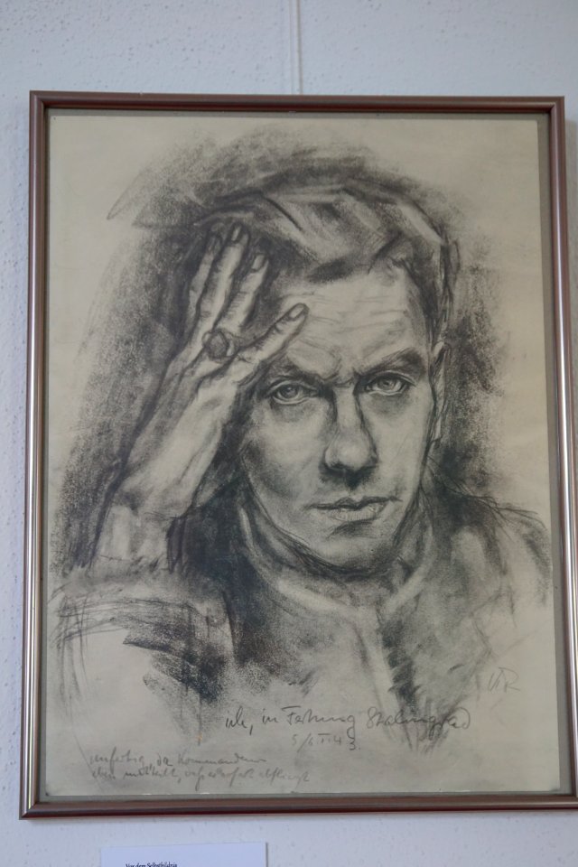 Kurt Reuber, Selbstbildnis im Kloster Kirchberg 03