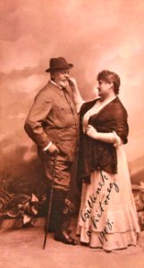 Kurzweil Portrait of Lujza Blaha and Ödön Splény 1908