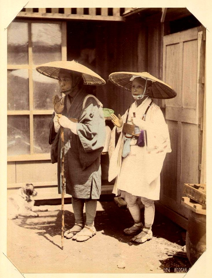 Kusakabe Kimbei - 324 Beggar Pilgrims