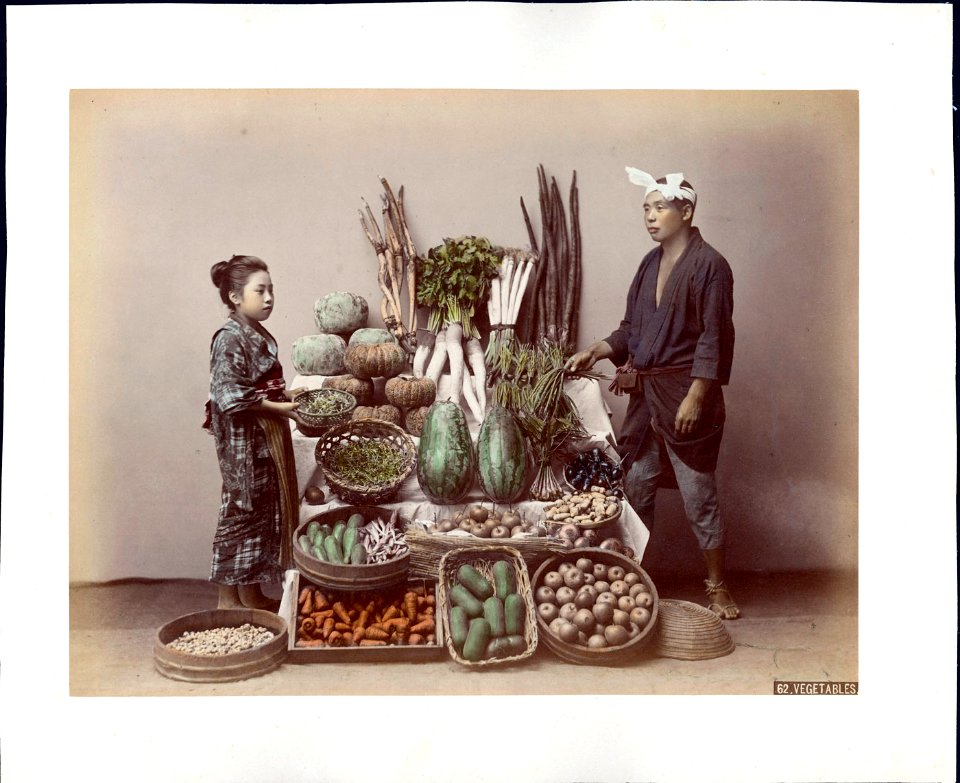 Kusakabe Kimbei - 62. Vegetables
