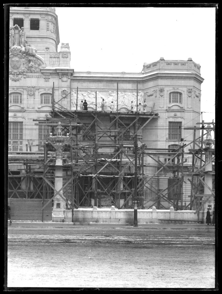 Kungliga Dramatiska teatern under byggnation - SMV - KDT016