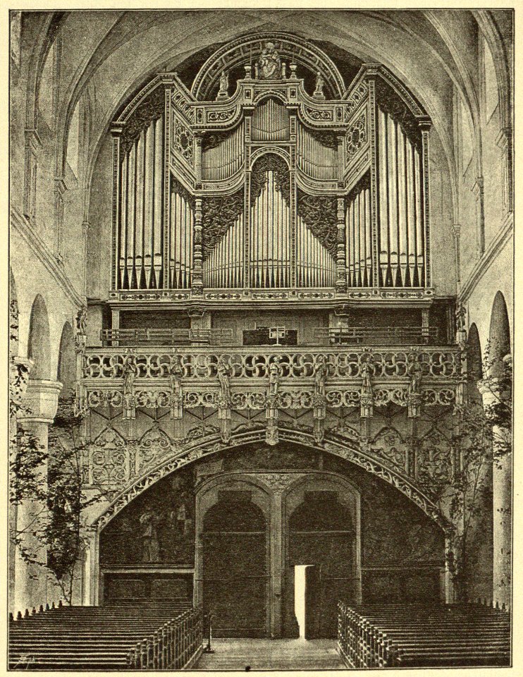 Kunstdenkmäler KN 1887 S151 Konstanz Münster Orgelbühne