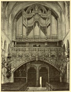 Kunstdenkmäler KN 1887 S151 Konstanz Münster Orgelbühne
