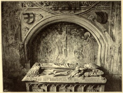 Kunstdenkmäler KN 1887 S177 Konstanz Münster Grabmal des Markgrafen Otto von Hochberg