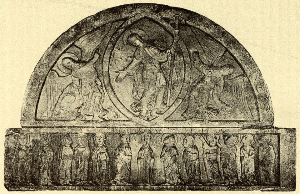 Kunstdenkmäler KN 1887 S240 Konstanz Petershauser Portal (jetzt im Museum zu Karlsruhe)