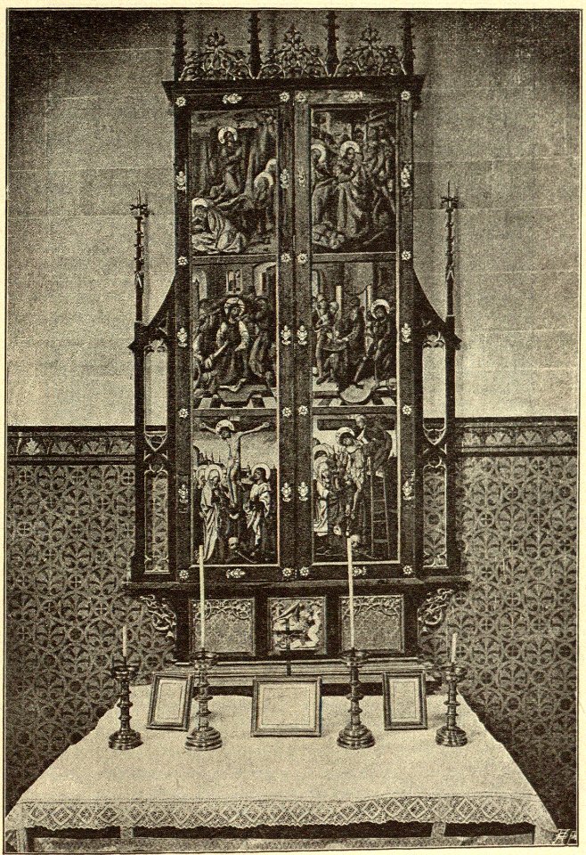 Kunstdenkmäler KN 1887 S343 Mittelzell Seitenaltar
