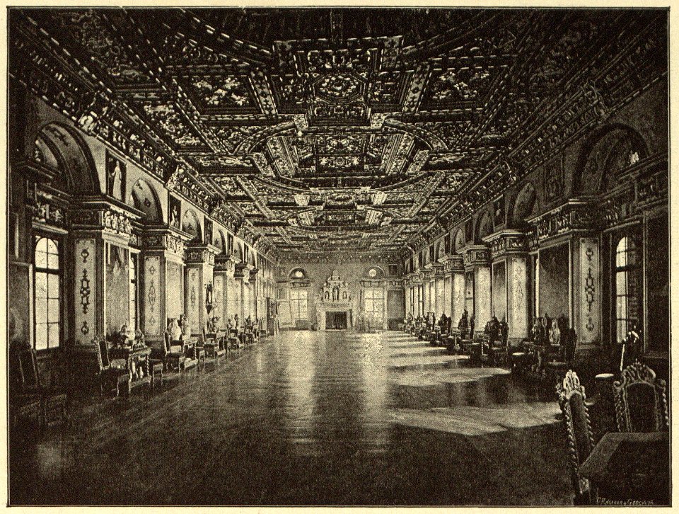 Kunstdenkmäler KN 1887 S436 Heiligenberg Schloss Rittersaal