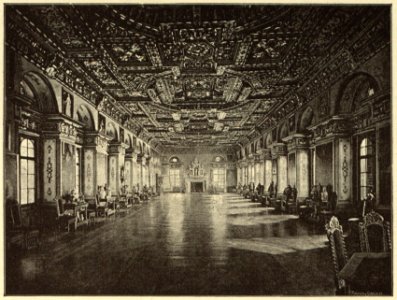 Kunstdenkmäler KN 1887 S436 Heiligenberg Schloss Rittersaal