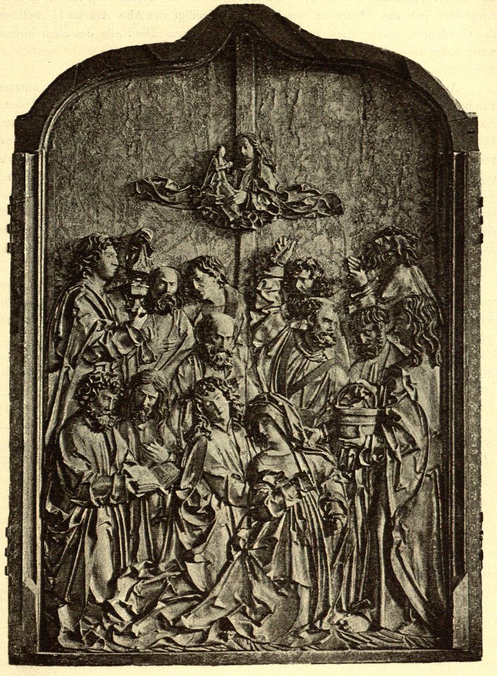 Kunstdenkmäler KN 1887 S523 Altartafel aus Birnau (jetzt in Karlsruhe)