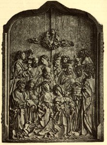 Kunstdenkmäler KN 1887 S523 Altartafel aus Birnau (jetzt in Karlsruhe)