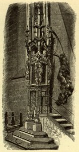 Kunstdenkmäler KN 1887 S570 Salem Sakramentshaus der Kirche