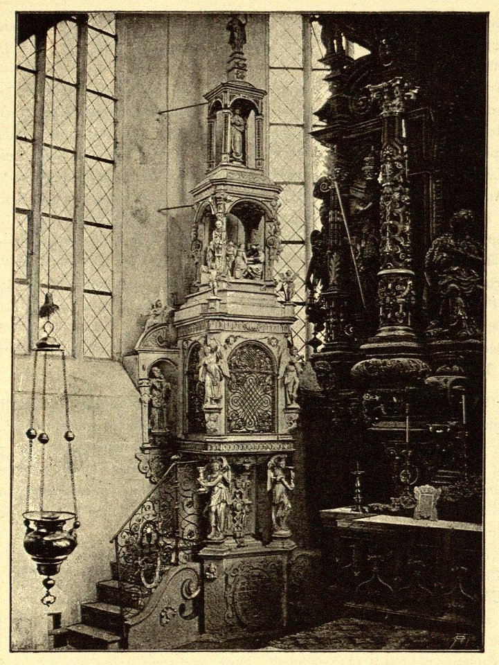 Kunstdenkmäler KN 1887 S609 Überlingen Münster Sacramentshaus