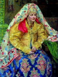 Kulikov Russian dress 1916