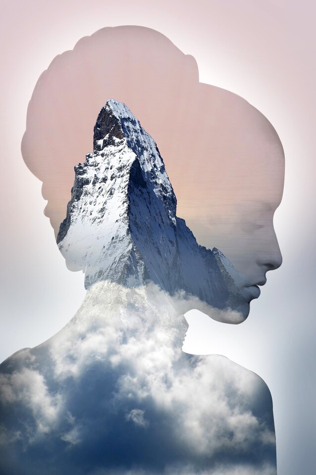 Photoshop woman face