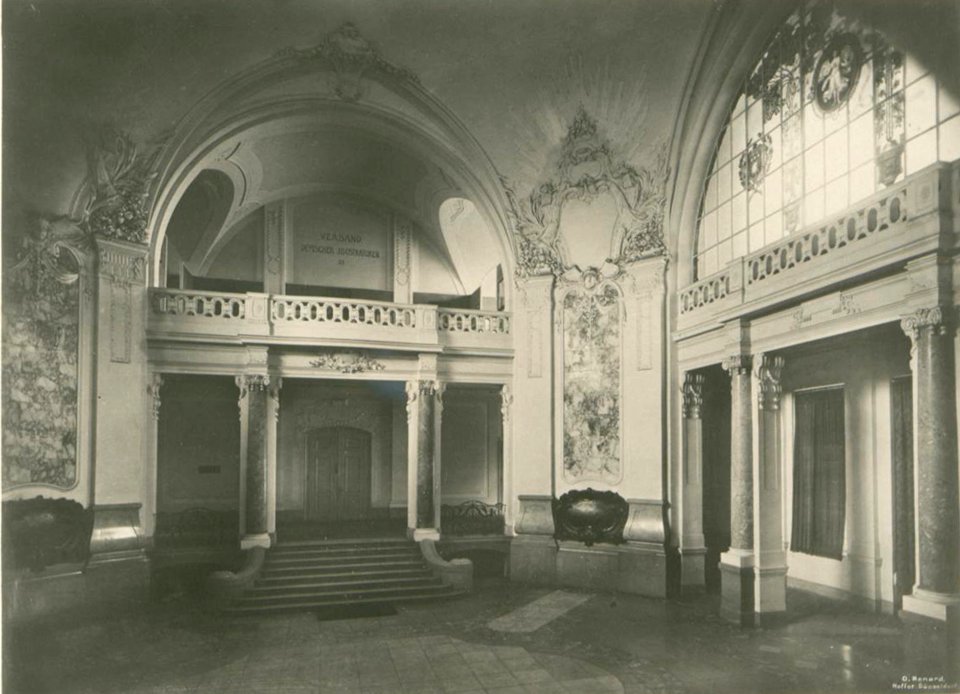 Kunstpalast, Eingangsbereich, Foto Otto Renard, 1902