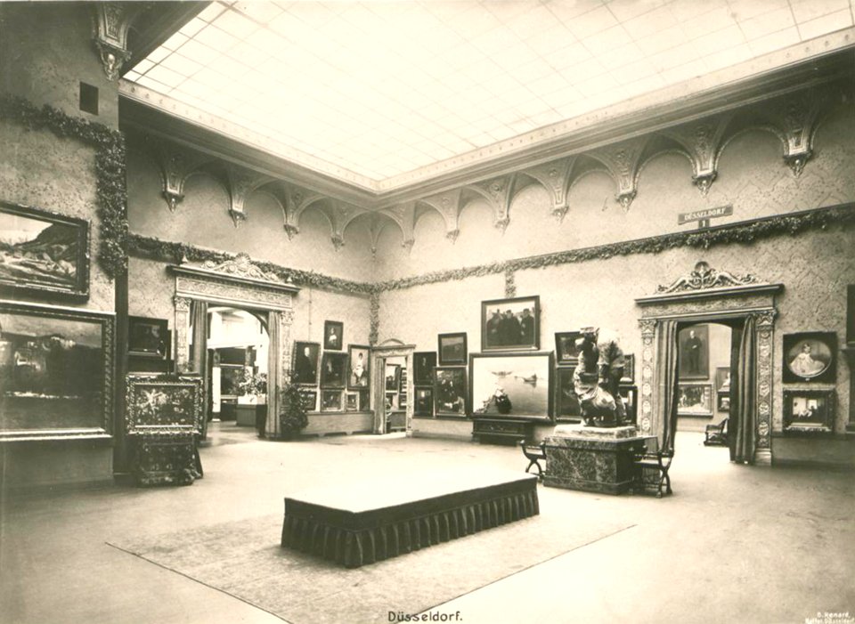 Kunstpalast, Raum 1 Düsseldorf, Foto Otto Renard, 1902